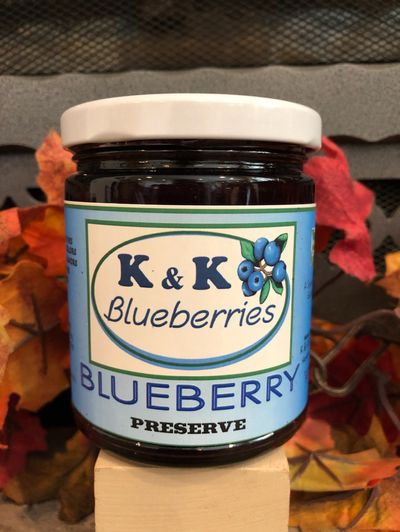 Blueberry Preserve Jar