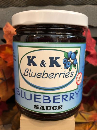 Blueberry Sauce Jar